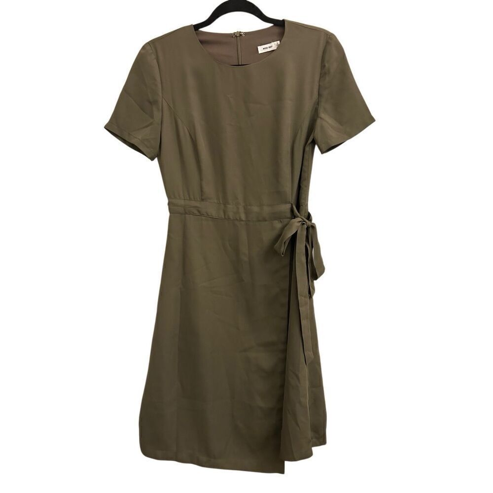 Mod Ref Faux Wrap Front Dress NWT S